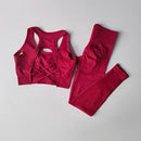 Conjunto de sutiã esportivo feminino