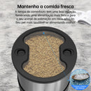 Alimentador para animais de estimação de 5L com microfone temporizador WiFi