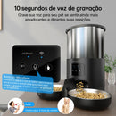 Alimentador para animais de estimação de 5L com microfone temporizador WiFi