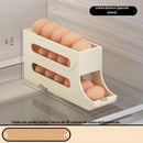 Suporte para prateleira de ovos com rolagem automática