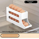 Suporte para prateleira de ovos com rolagem automática