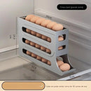 Suporte para prateleira de ovos com rolagem automática