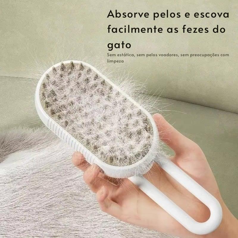 Escova a vapor para cães e gatos