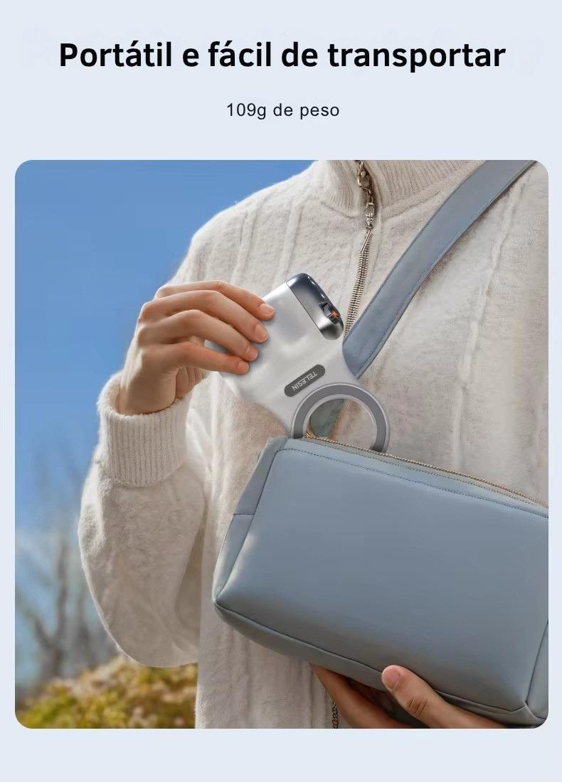 Suporte magnético para câmera de celular