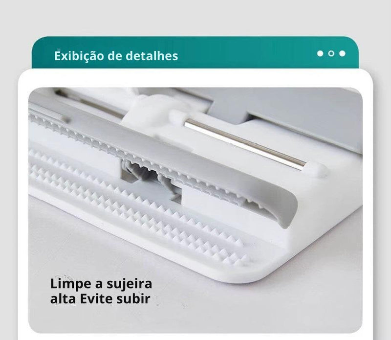 Esfregão de pano  facial com clipe