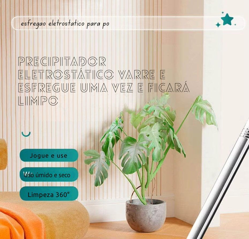 Esfregão de pano  facial com clipe