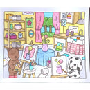 Livro Colorir Infantil URSO BOB (Rosa) - 50 Folhas Capa Dura