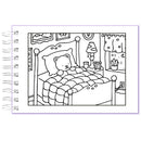 Livro Colorir Infantil URSO BOB (Rosa) - 50 Folhas Capa Dura